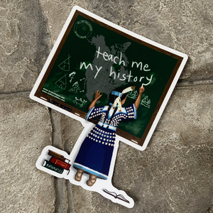 My History Girl 4.22" x 5" Sticker